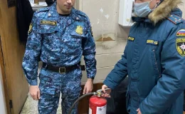 Сотрудники 1 отдела пожарного надзора МЧС ЮВАО провели профилактическое мероприятие в Кузьминском районном суде с представителями Федеральной службы судебных приставов.